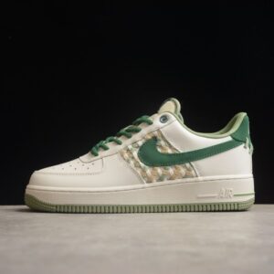 Nike Air Force 1 Low '07 Premium NAI-KE Bamboo Weave Sail Gorge Green FN0369-100