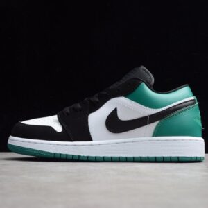 Jordan 1 Low White Black Mystic Green 553558-113