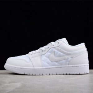 Air Jordan 1 Low Quilted White (W) DB6480-100