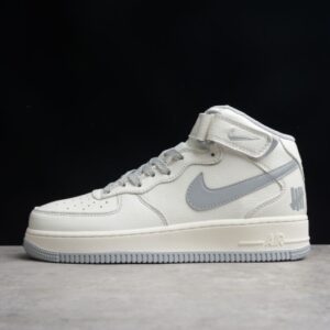 Cheap Undefeated x Nike Air Force 1 Mid SU19 Beige Silver AO6617-306