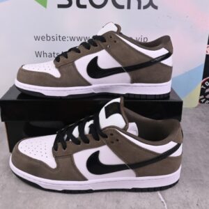 Nike SB Dunk Low White Black Trail End Brown(SP batch) 304292-102