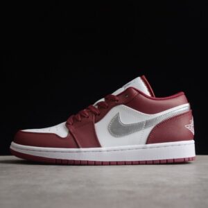 Jordan 1 Low White Bordeaux 553558-615