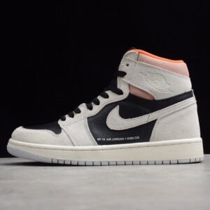 Air Jordan 1 Retro High Neutral Grey Hyper Crimson 555088-018