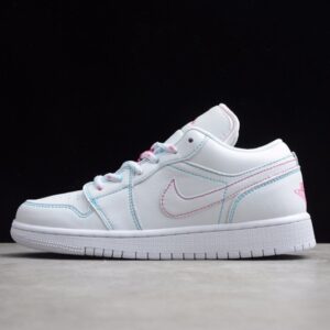 Jordan 1 Low White Green Pink (GS) 554723-101