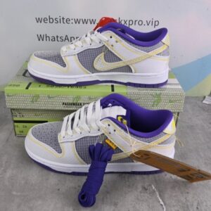 Nike Dunk Low Union Passport Pack Grey Purple(SP batch)DJ9649-500