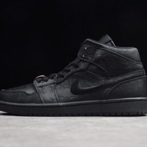 Edison Chen x Air Jordan 1 Mid   Fearless Black   CU2804-300